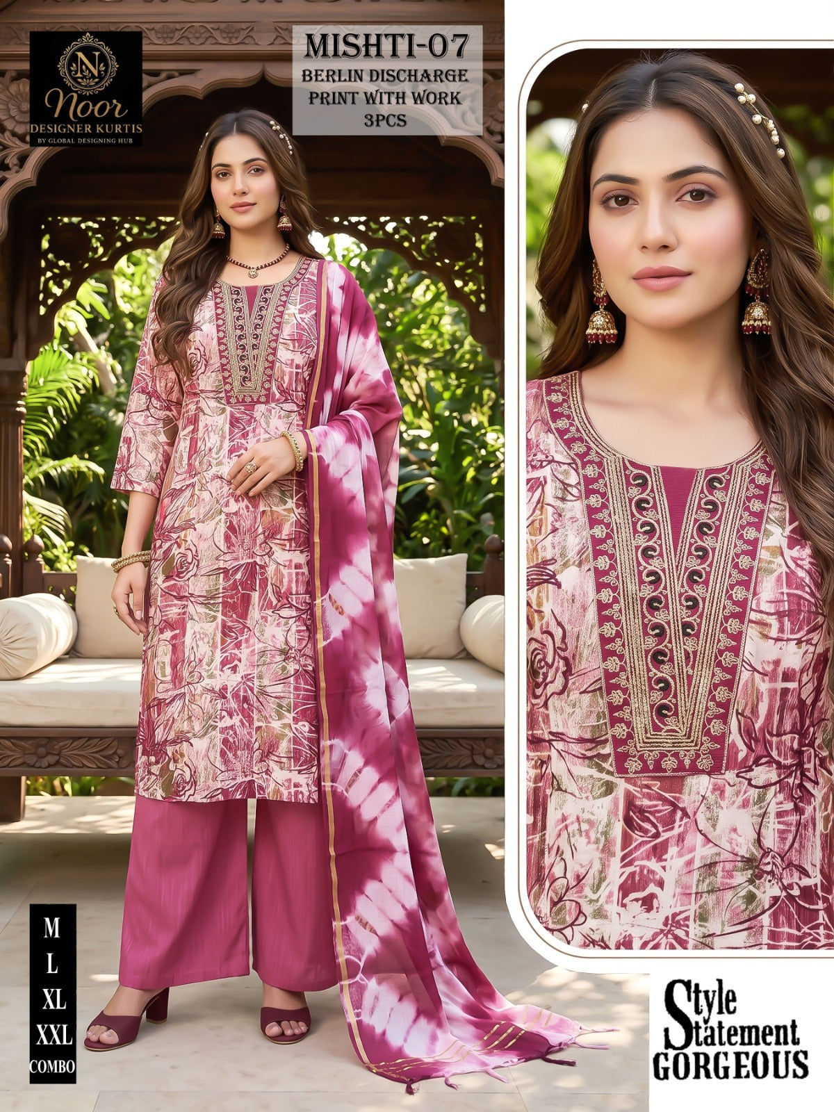 Mishti Globe Berlin Readymade Plazzo Style Suits Wholesaler Ahmedabad