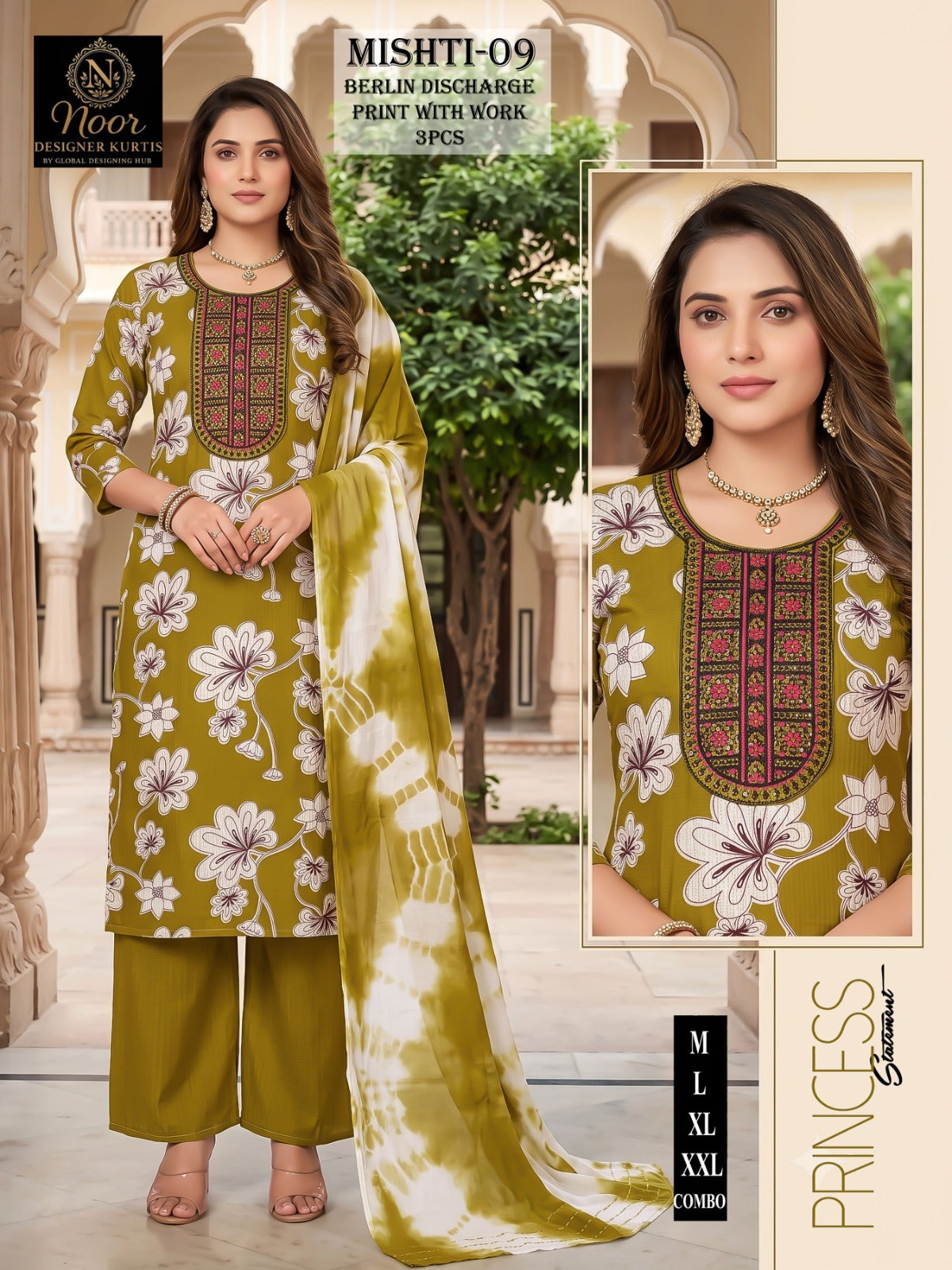 Mishti Globe Berlin Readymade Plazzo Style Suits Wholesaler Ahmedabad