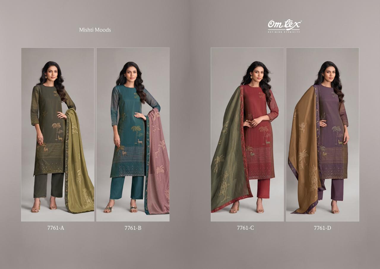 Mishti Moods Omtex Silk Pant Style Suits Exporter