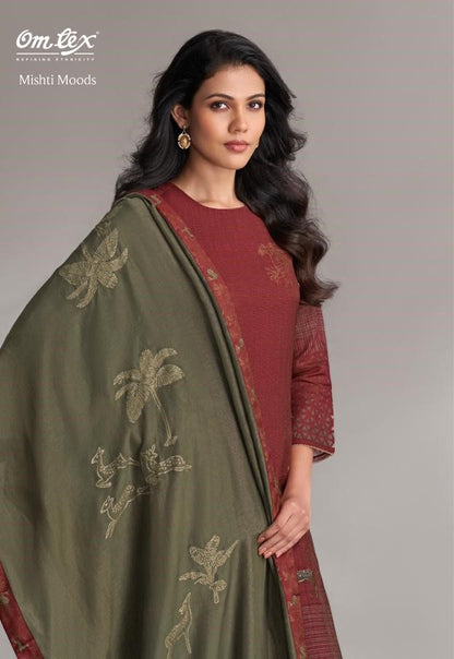 Mishti Moods Omtex Silk Pant Style Suits Exporter