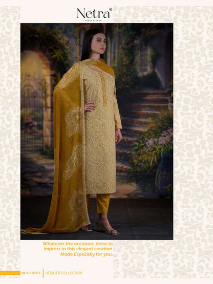 Mishti Netra Premium Cotton Pant Style Suits Wholesaler India