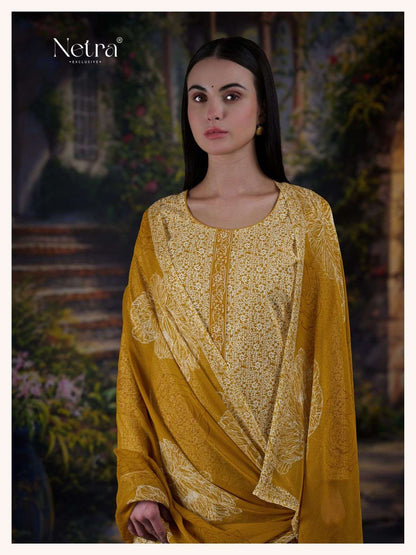 Mishti Netra Premium Cotton Pant Style Suits Wholesaler India