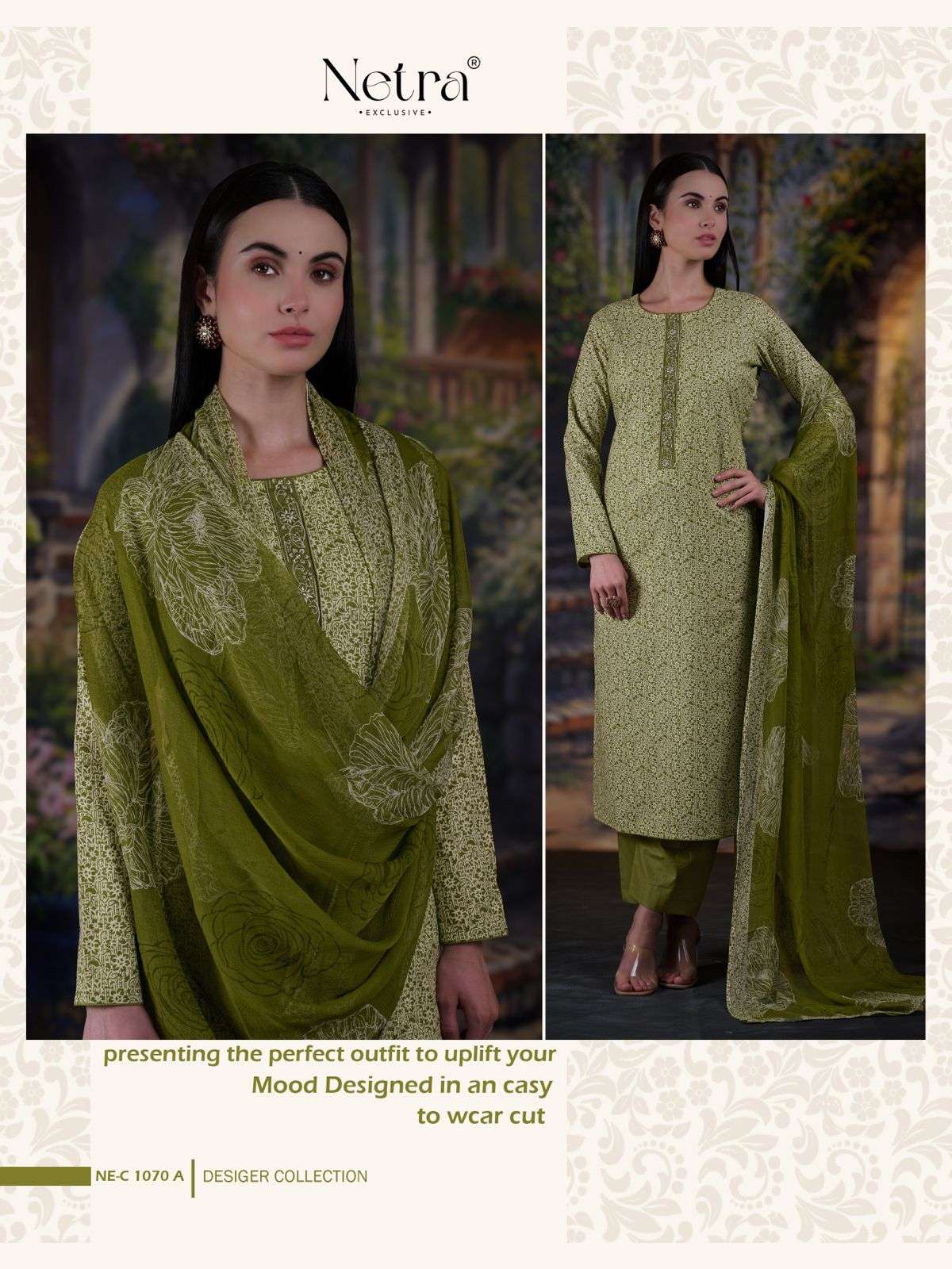 Mishti Netra Premium Cotton Pant Style Suits Wholesaler India
