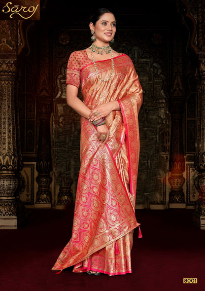 Mishti Satin Silk Vol 8 Saroj Sarees Exporter Gujarat