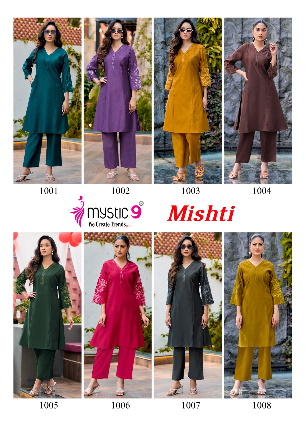 Mishti Vol 1 Mystic 9 Gadwal Co Ord Set Wholesale Rate