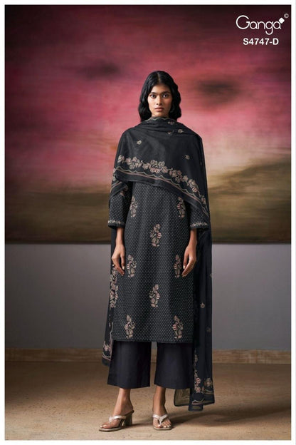 Mishvya S4747 Ganga Cotton Pant Style Suits Supplier Gujarat