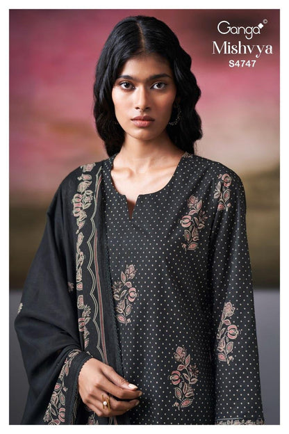 Mishvya S4747 Ganga Cotton Pant Style Suits Supplier Gujarat