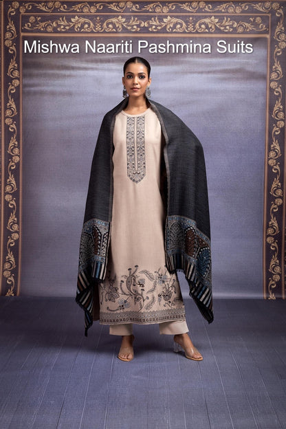 Mishwa Naariti Pashmina Suits Wholesale Price