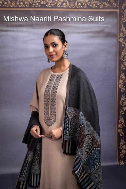 Mishwa Naariti Pashmina Suits Wholesale Price