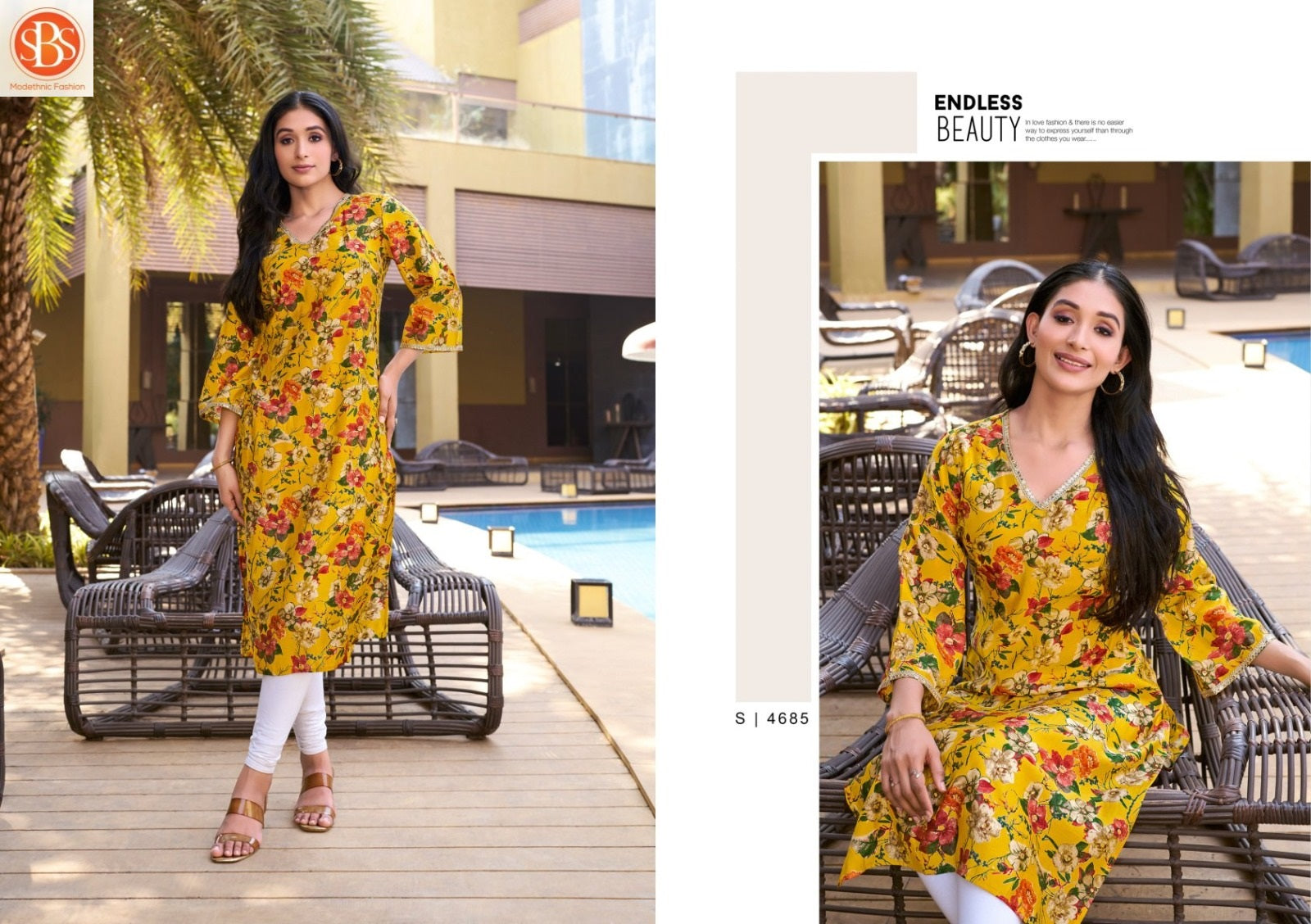Miska Sbs Modal Straight Cut Kurtis Wholesale Rate
