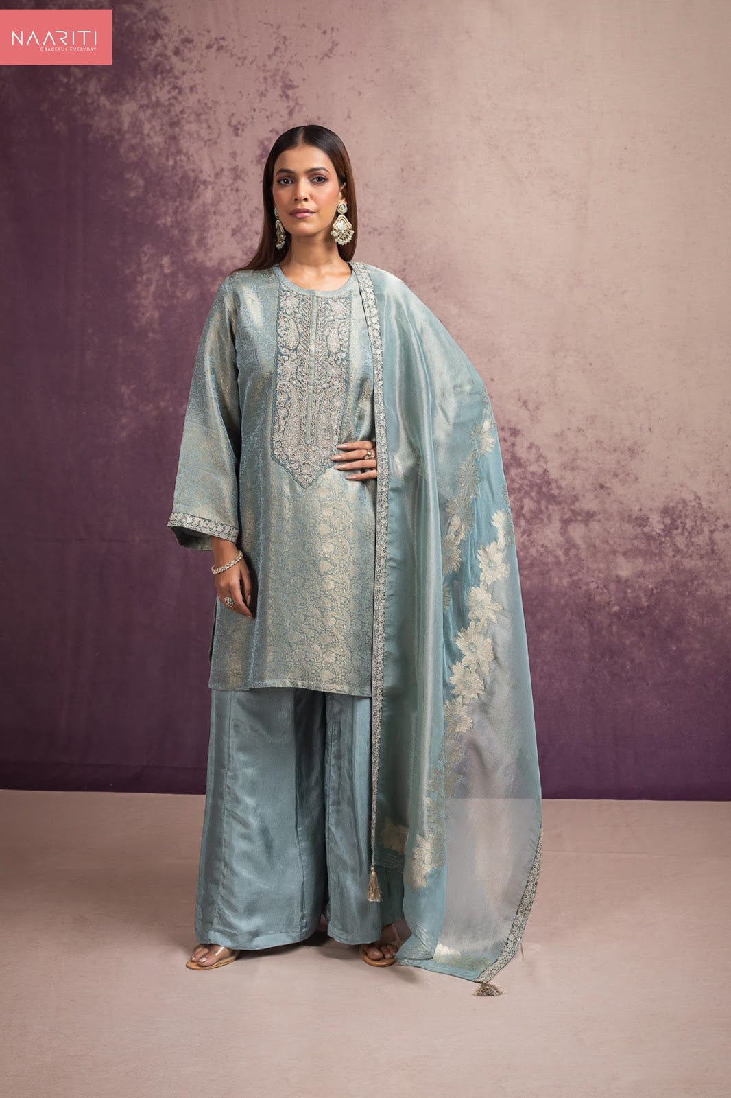 Misona Naariti Pure Silk Pant Style Suits Exporter Gujarat