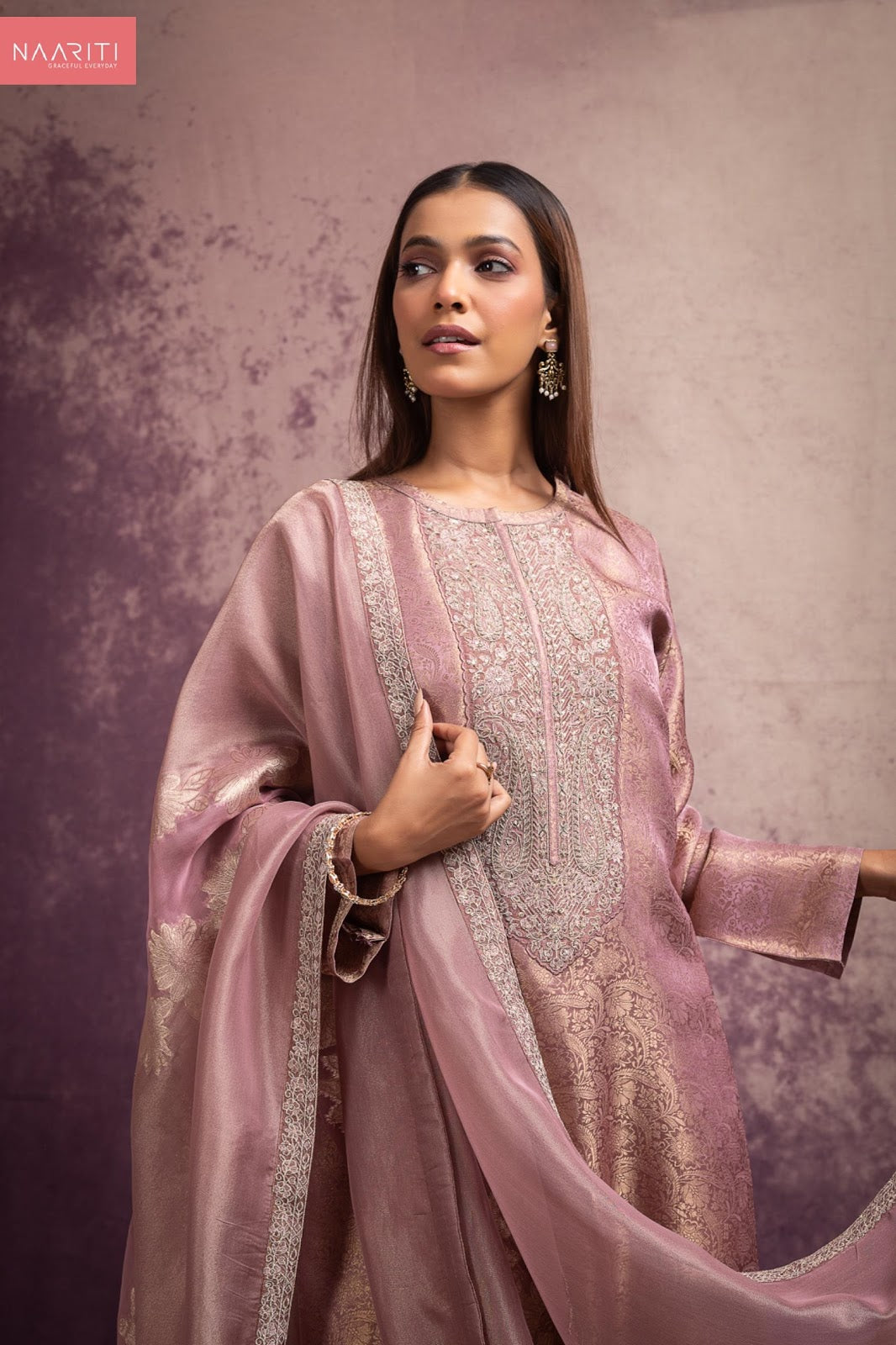 Misona Naariti Pure Silk Pant Style Suits Exporter Gujarat