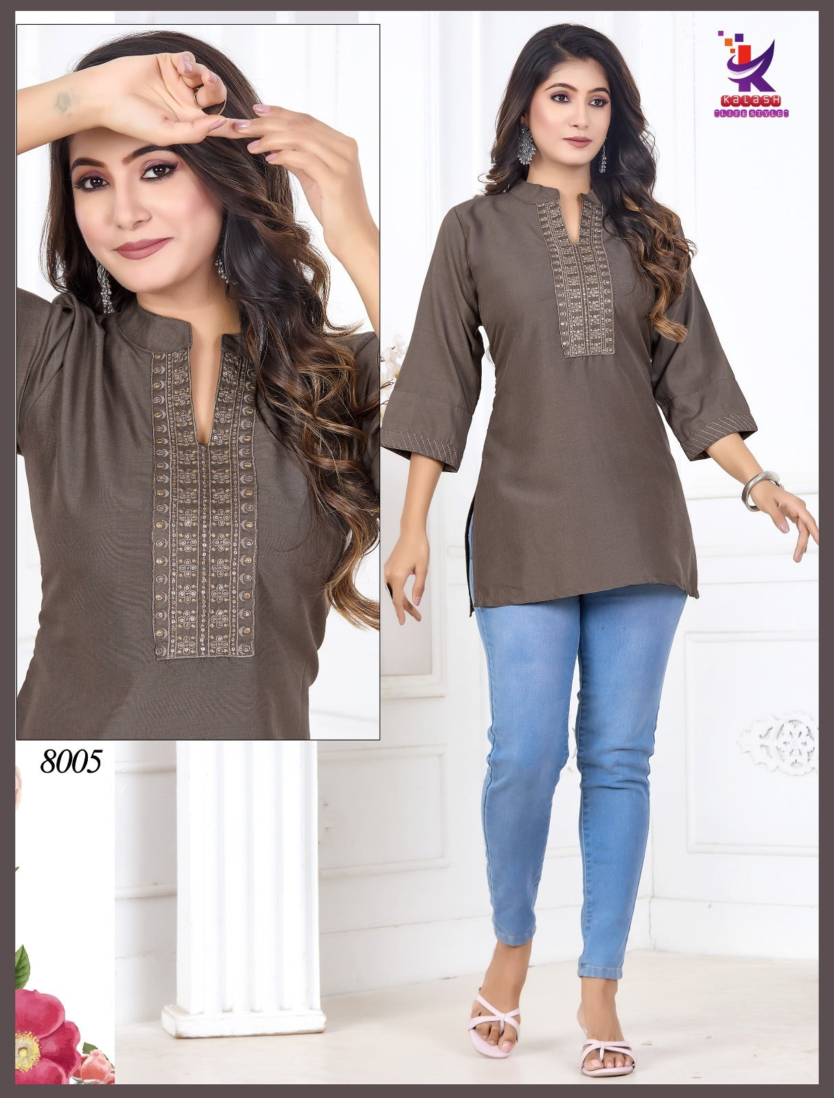 Miss Beauty Mlm Kalash Lifestyle Rayon 17Kg Short Kurtis Manufacturer