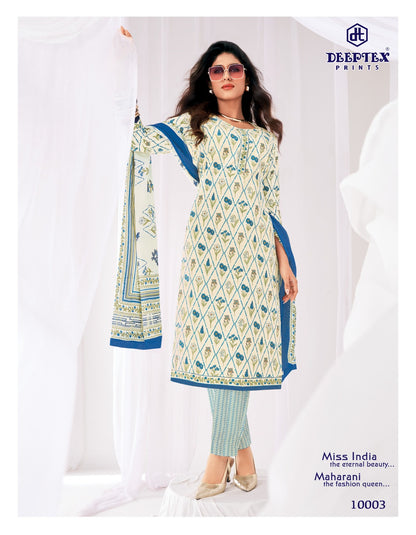 Miss India Vol 100 Deeptex Prints Cotton Dress Material Manufacturer Ahmedabad