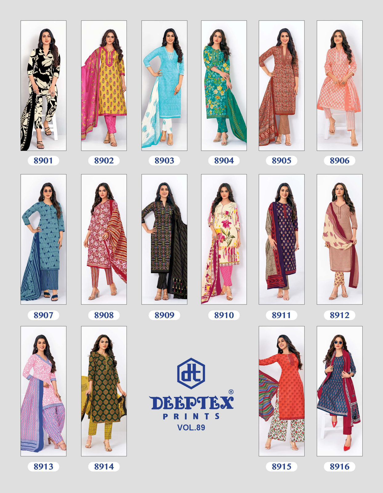 Miss India Vol 89 Deeptex Prints Cotton Dress Material Supplier Ahmedabad