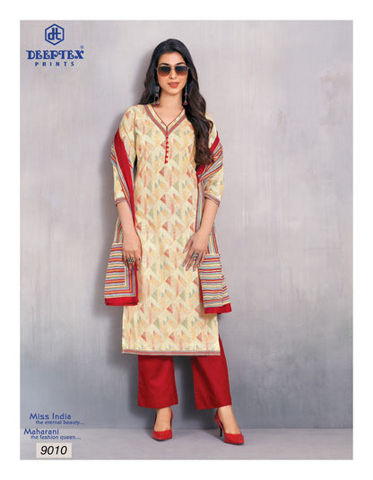 Miss India Vol 90 Deeptex Prints Cotton Dress Material Wholesale Price