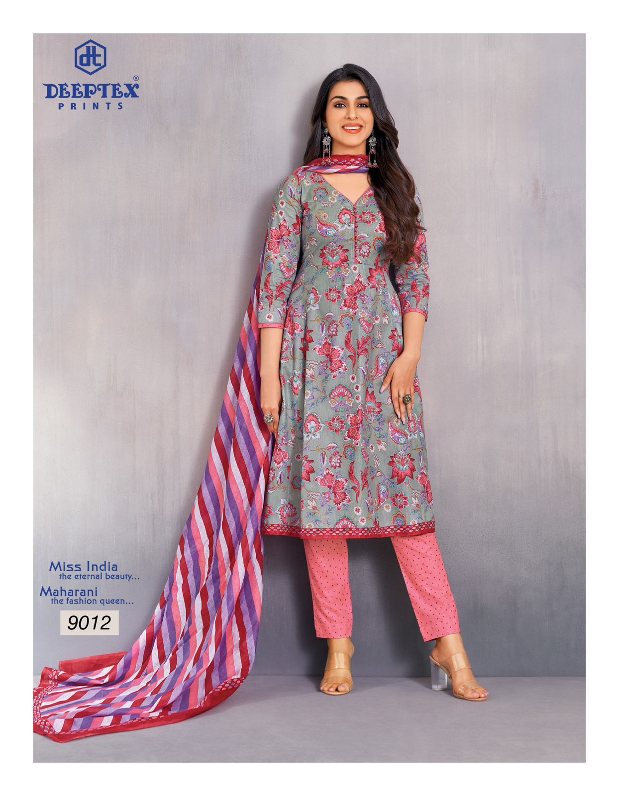 Miss India Vol 90 Deeptex Prints Cotton Dress Material Wholesale Price