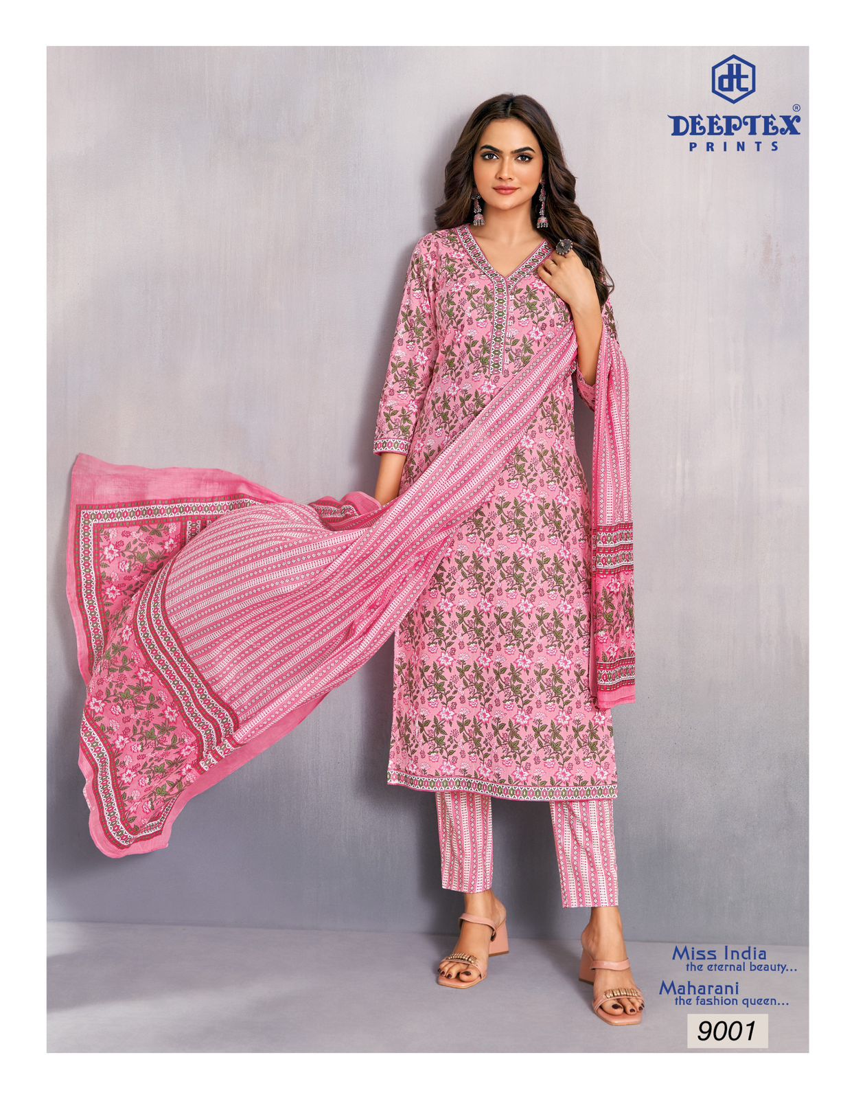 Miss India Vol 90 Deeptex Prints Cotton Dress Material Wholesale Price