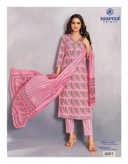 Miss India Vol 90 Deeptex Prints Cotton Dress Material Wholesale Price