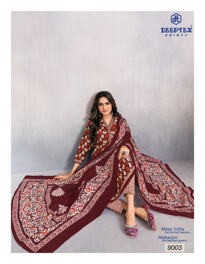 Miss India Vol 90 Deeptex Prints Cotton Dress Material Wholesale Price