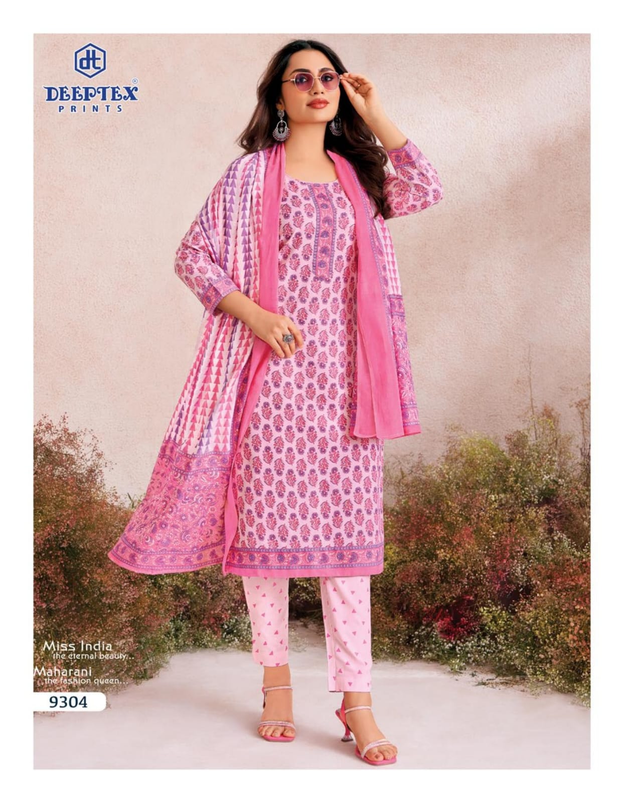 Miss India Vol 93 Deeptex Prints Cotton Dress Material Wholesaler India