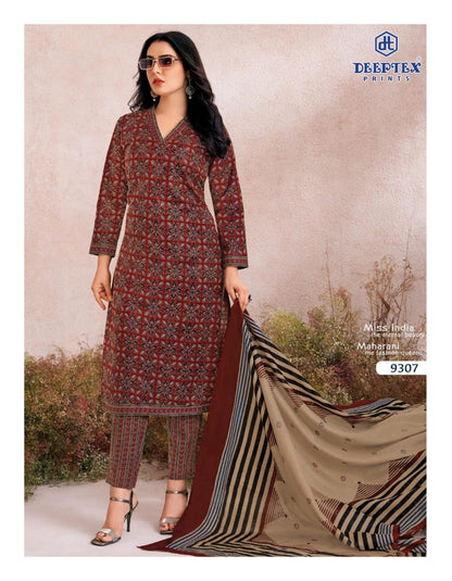 Miss India Vol 93 Deeptex Prints Cotton Dress Material Wholesaler India