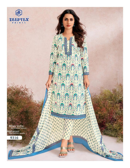 Miss India Vol 93 Deeptex Prints Cotton Dress Material Wholesaler India