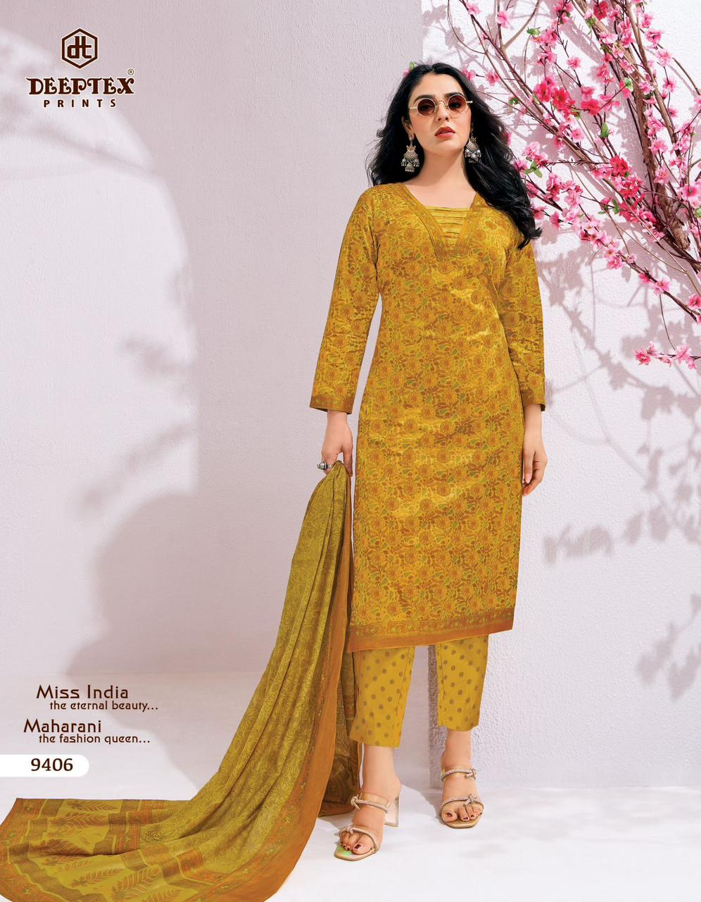 Miss India Vol 94 Deeptex Prints Cotton Dress Material Exporter India