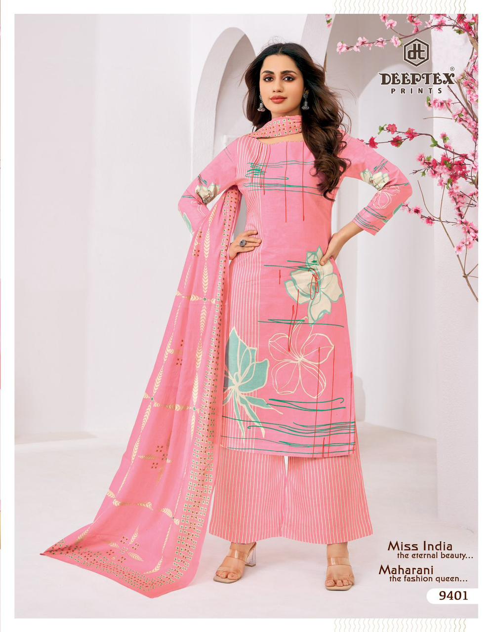 Miss India Vol 94 Deeptex Prints Cotton Dress Material Exporter India