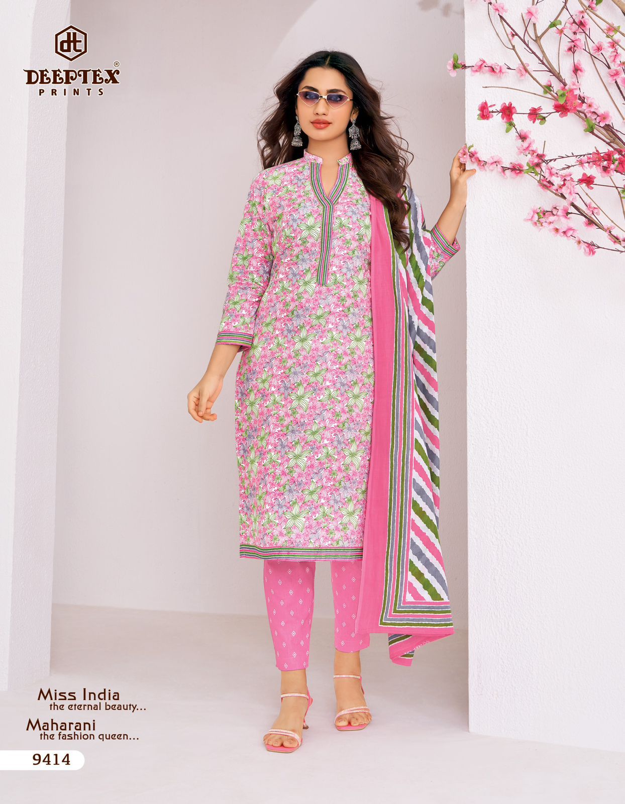 Miss India Vol 94 Deeptex Prints Cotton Dress Material Exporter India