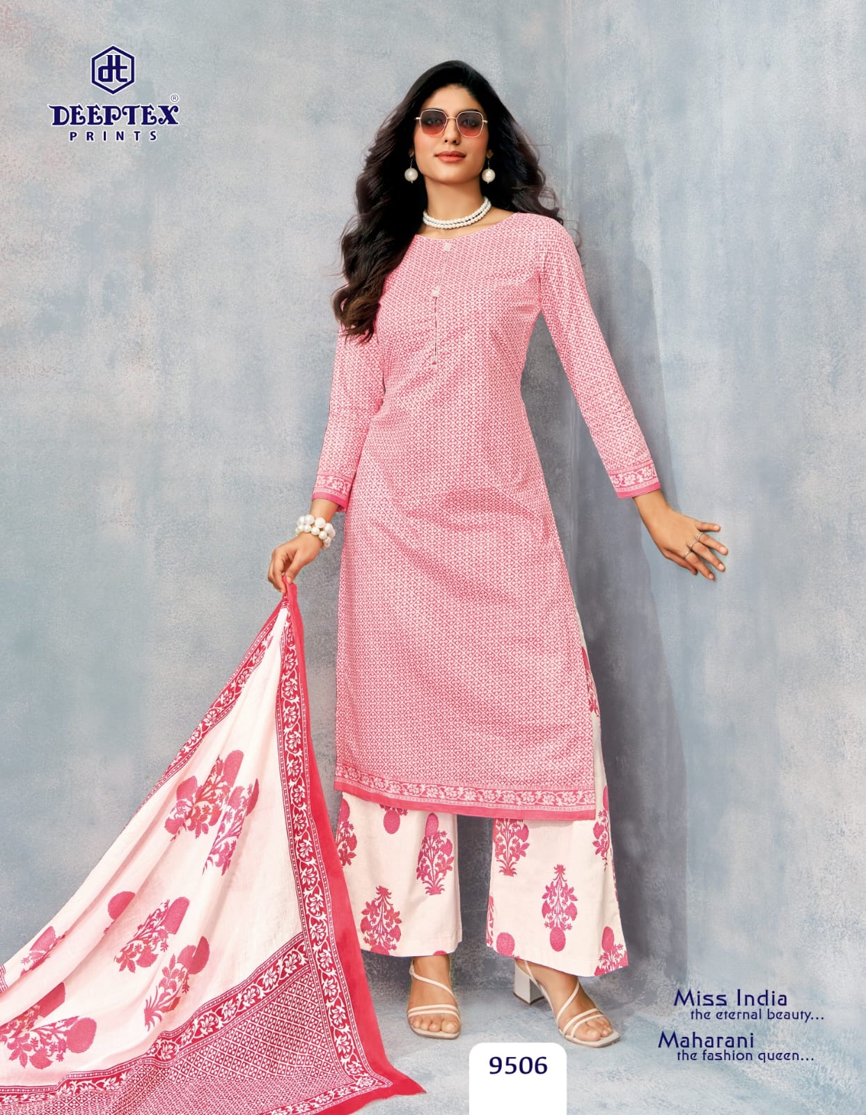 Miss India Vol 95 Deeptex Prints Cotton Dress Material Supplier Ahmedabad