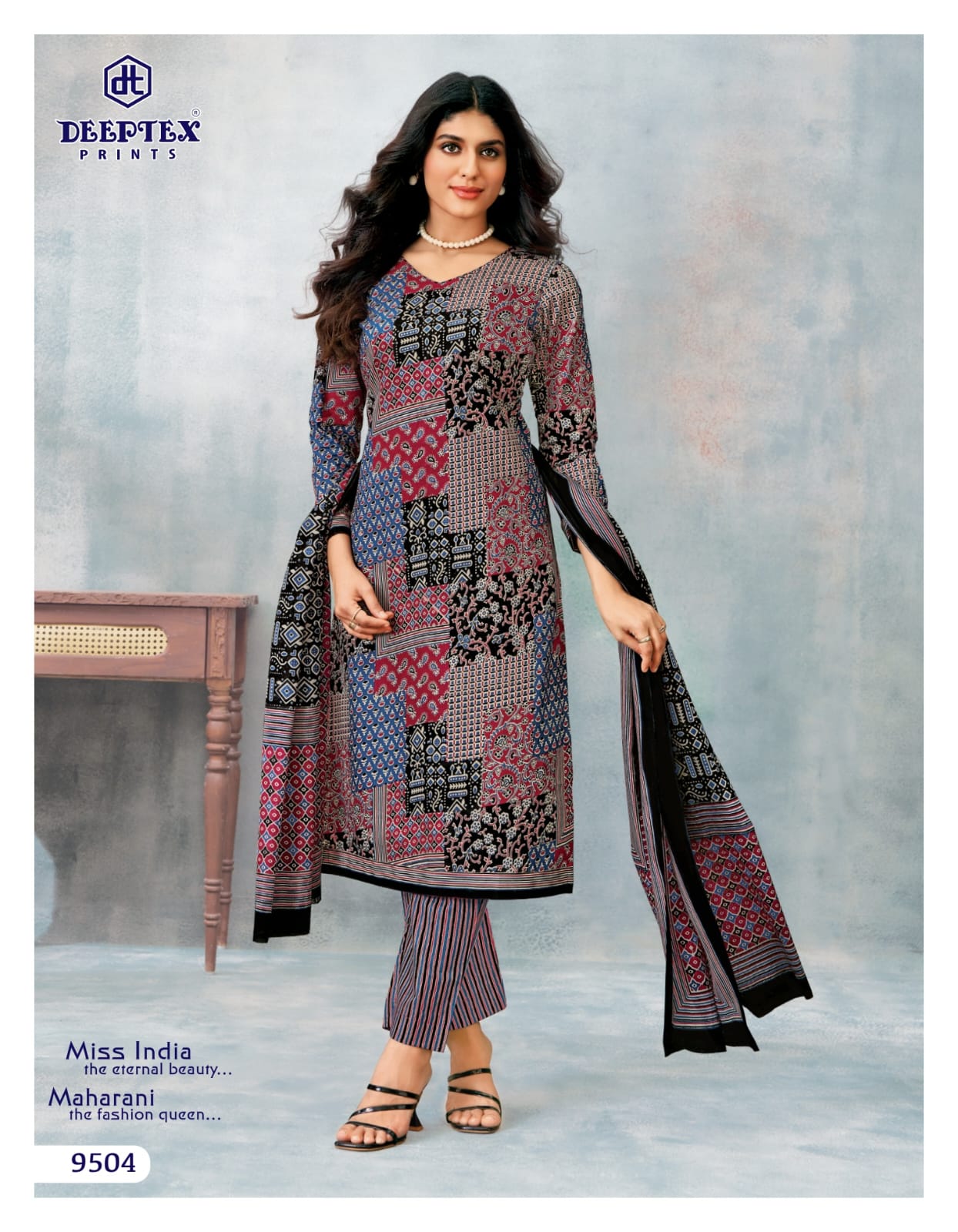 Miss India Vol 95 Deeptex Prints Cotton Dress Material Supplier Ahmedabad