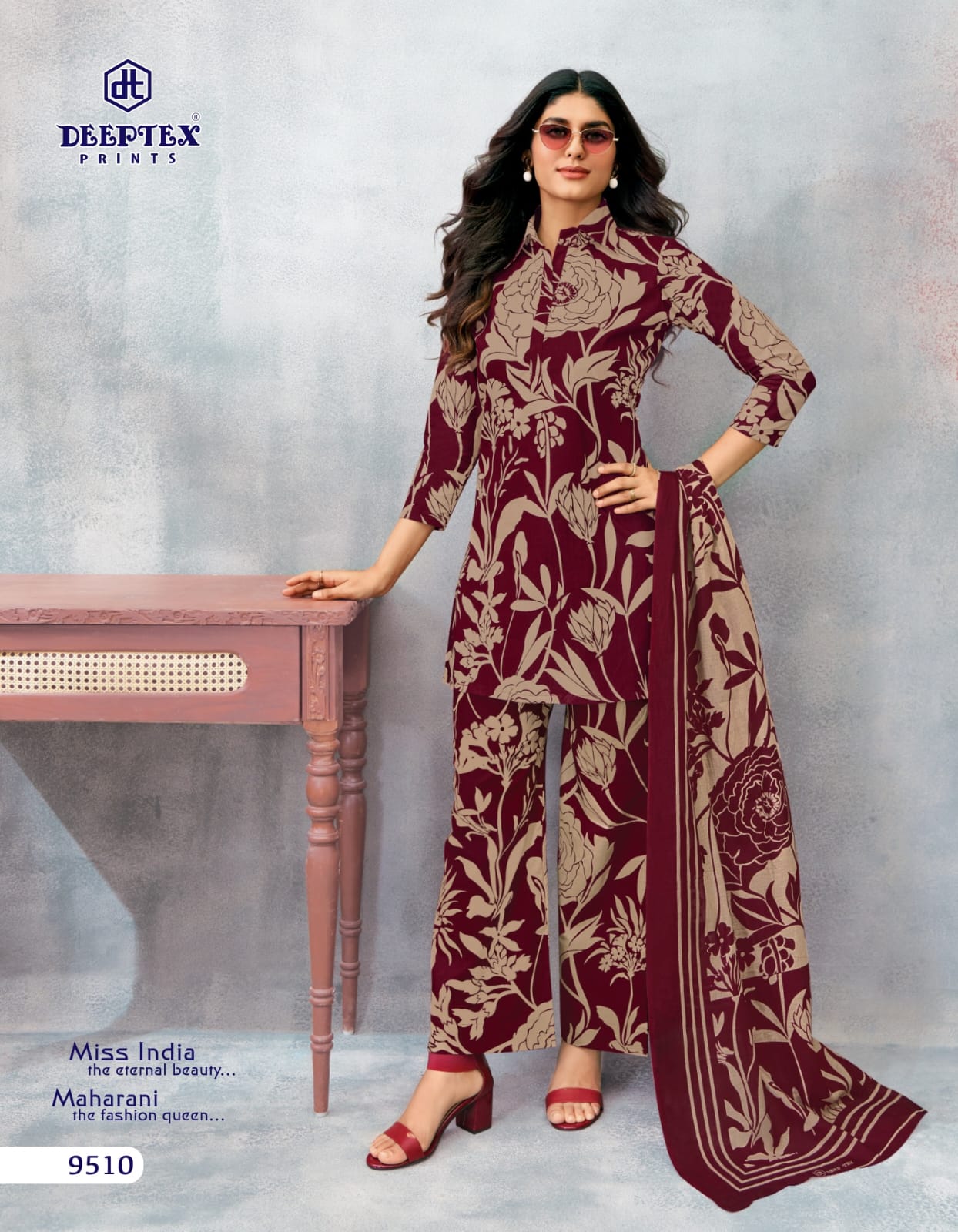 Miss India Vol 95 Deeptex Prints Cotton Dress Material Supplier Ahmedabad