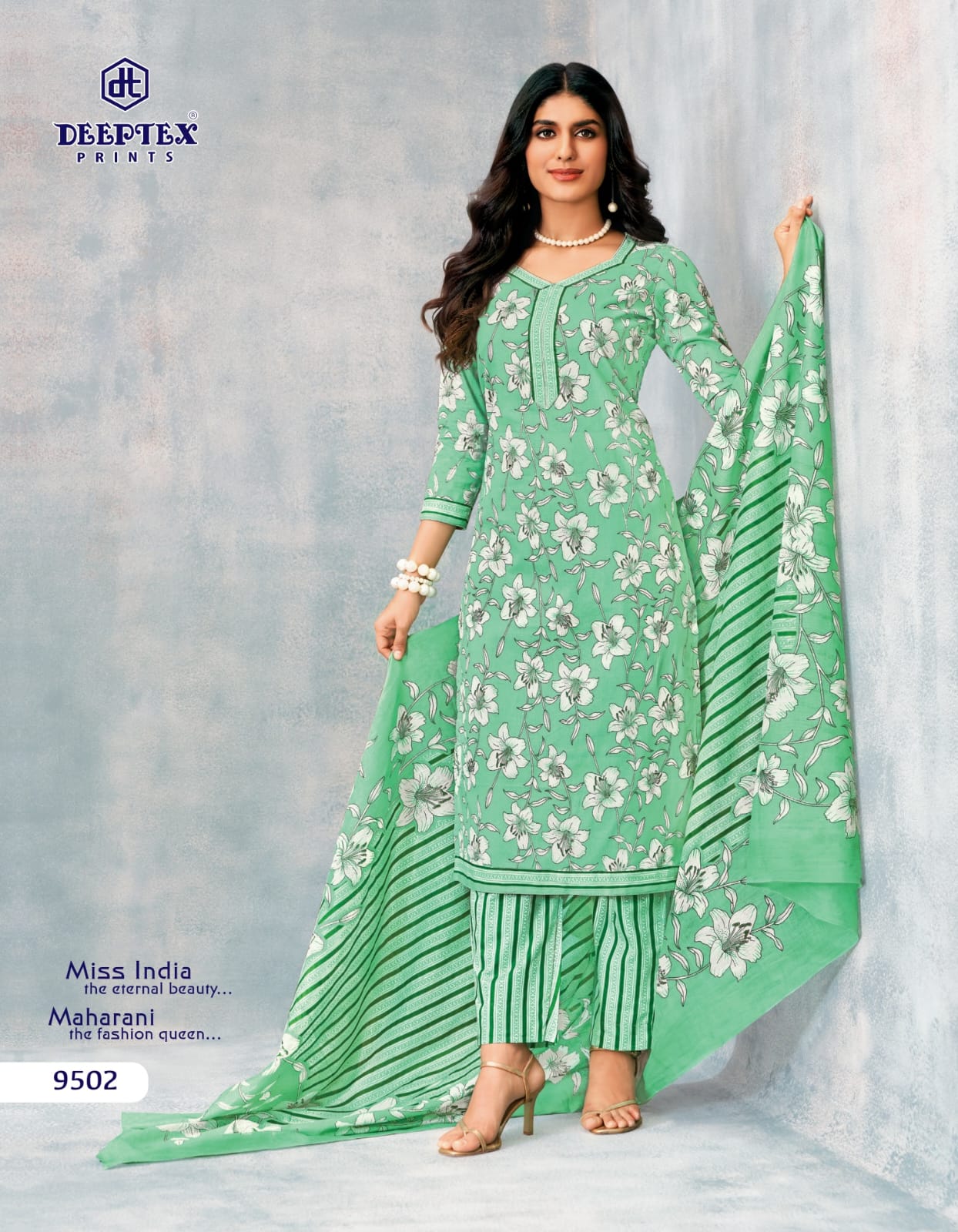 Miss India Vol 95 Deeptex Prints Cotton Dress Material Supplier Ahmedabad