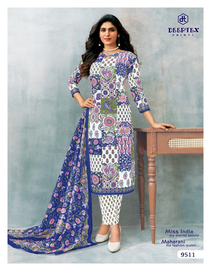 Miss India Vol 95 Deeptex Prints Cotton Dress Material Supplier Ahmedabad