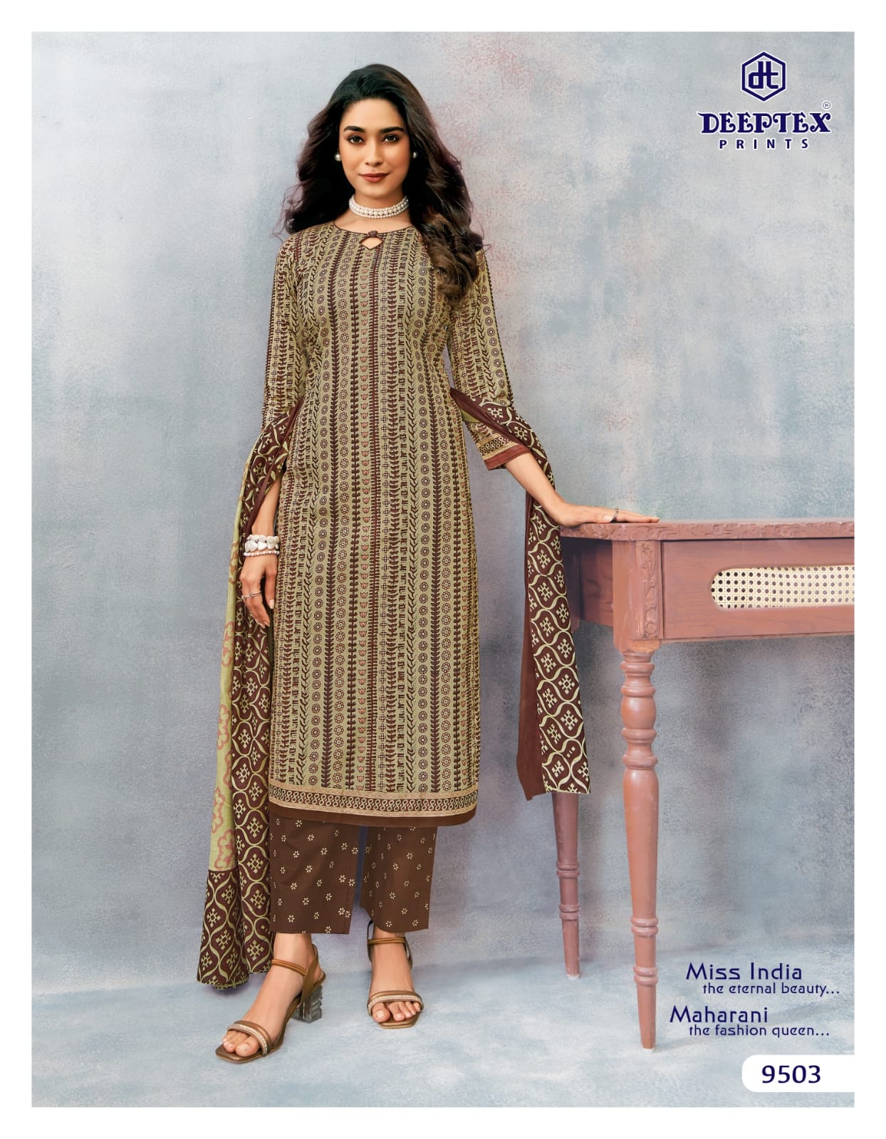 Miss India Vol 95 Deeptex Prints Cotton Dress Material Supplier Ahmedabad