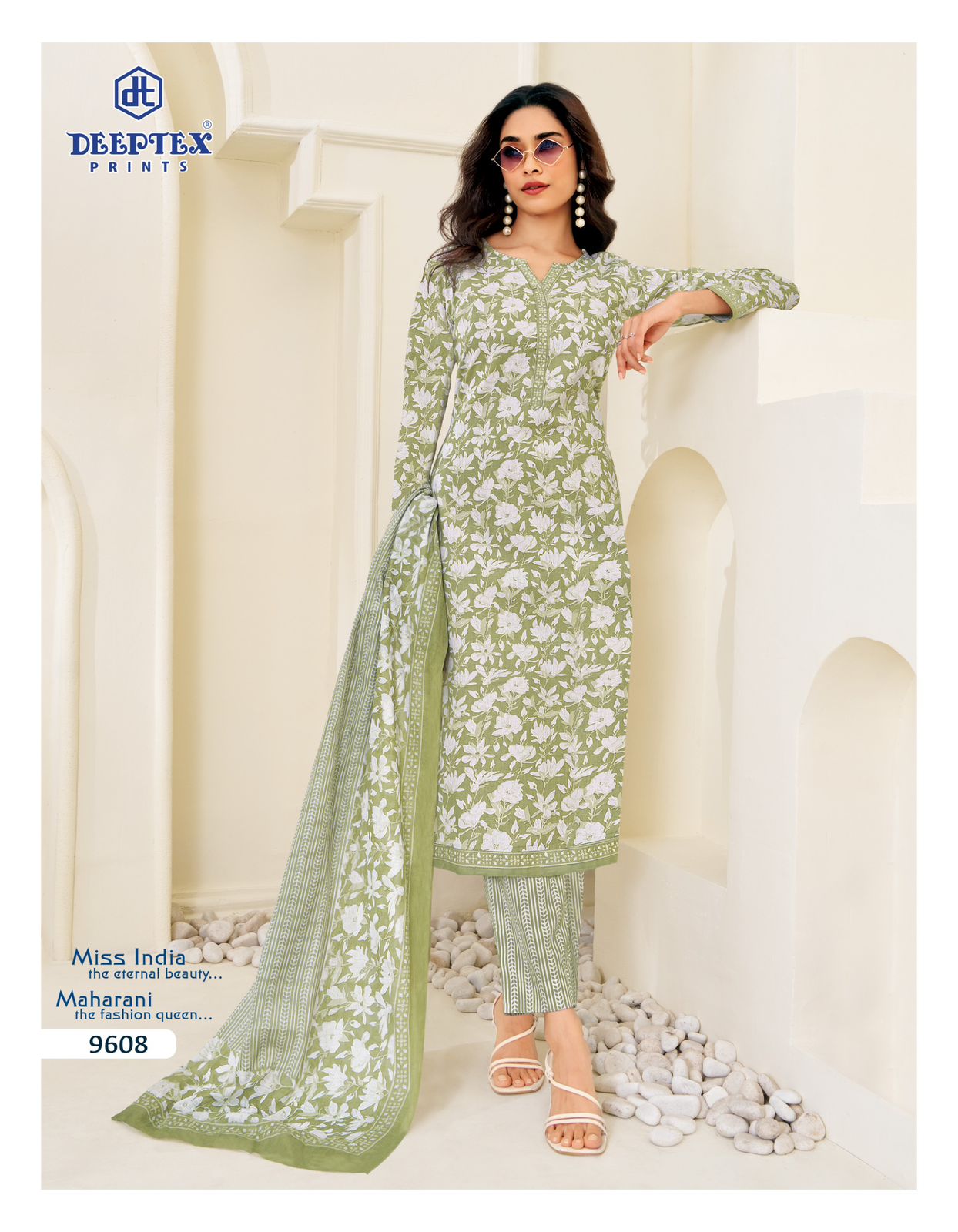 Miss India Vol 96 Deeptex Prints Cotton Dress Material Wholesaler India