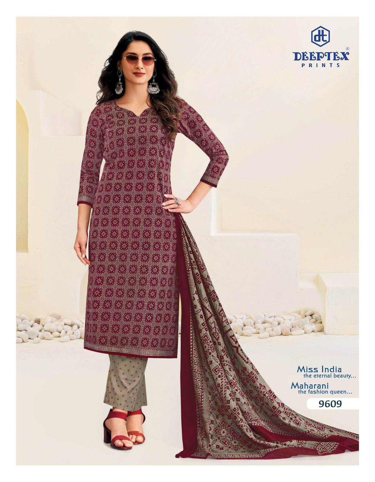Miss India Vol 96 Deeptex Prints Cotton Dress Material Wholesaler India