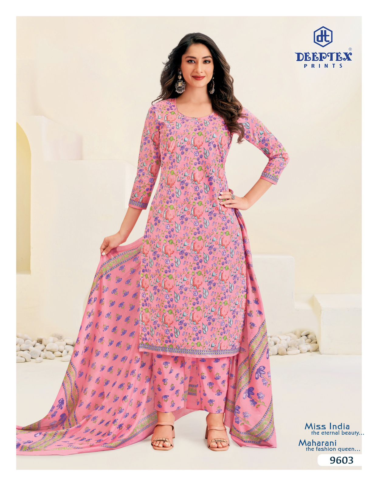 Miss India Vol 96 Deeptex Prints Cotton Dress Material Wholesaler India