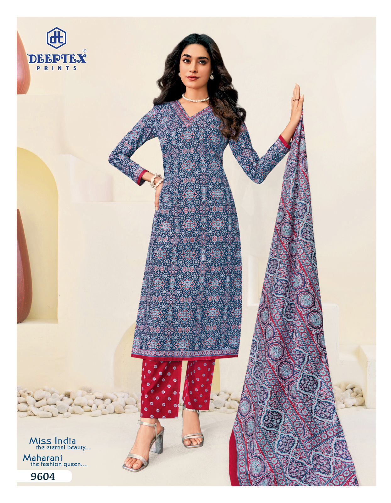 Miss India Vol 96 Deeptex Prints Cotton Dress Material Wholesaler India