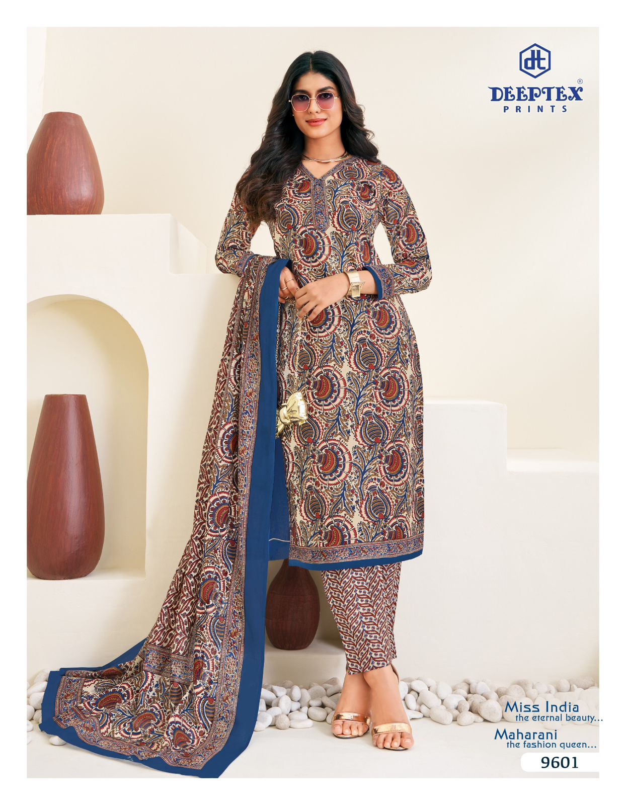 Miss India Vol 96 Deeptex Prints Cotton Dress Material Wholesaler India