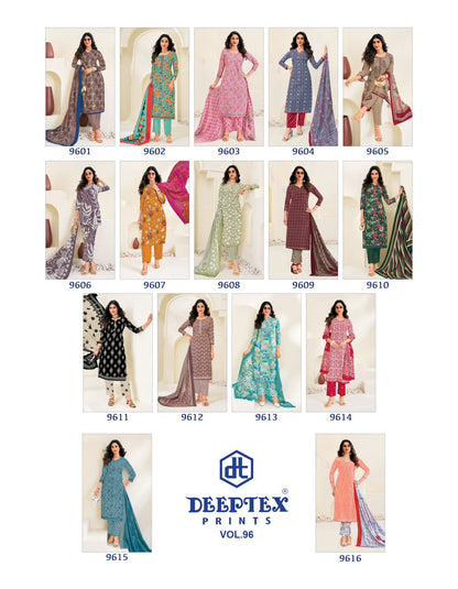 Miss India Vol 96 Deeptex Prints Cotton Dress Material Wholesaler India