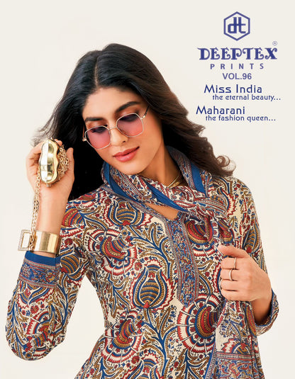 Miss India Vol 96 Deeptex Prints Cotton Dress Material Wholesaler India