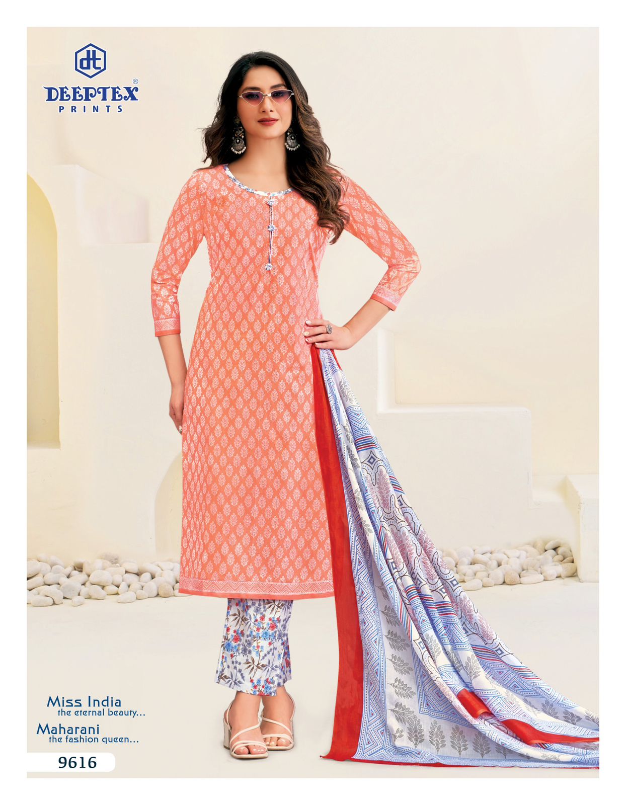 Miss India Vol 96 Deeptex Prints Cotton Dress Material Wholesaler India