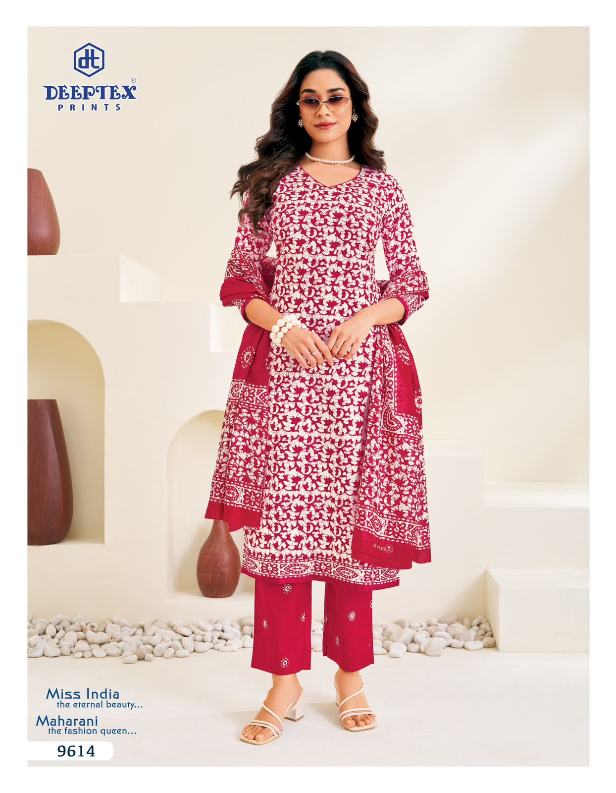 Miss India Vol 96 Deeptex Prints Cotton Dress Material Wholesaler India