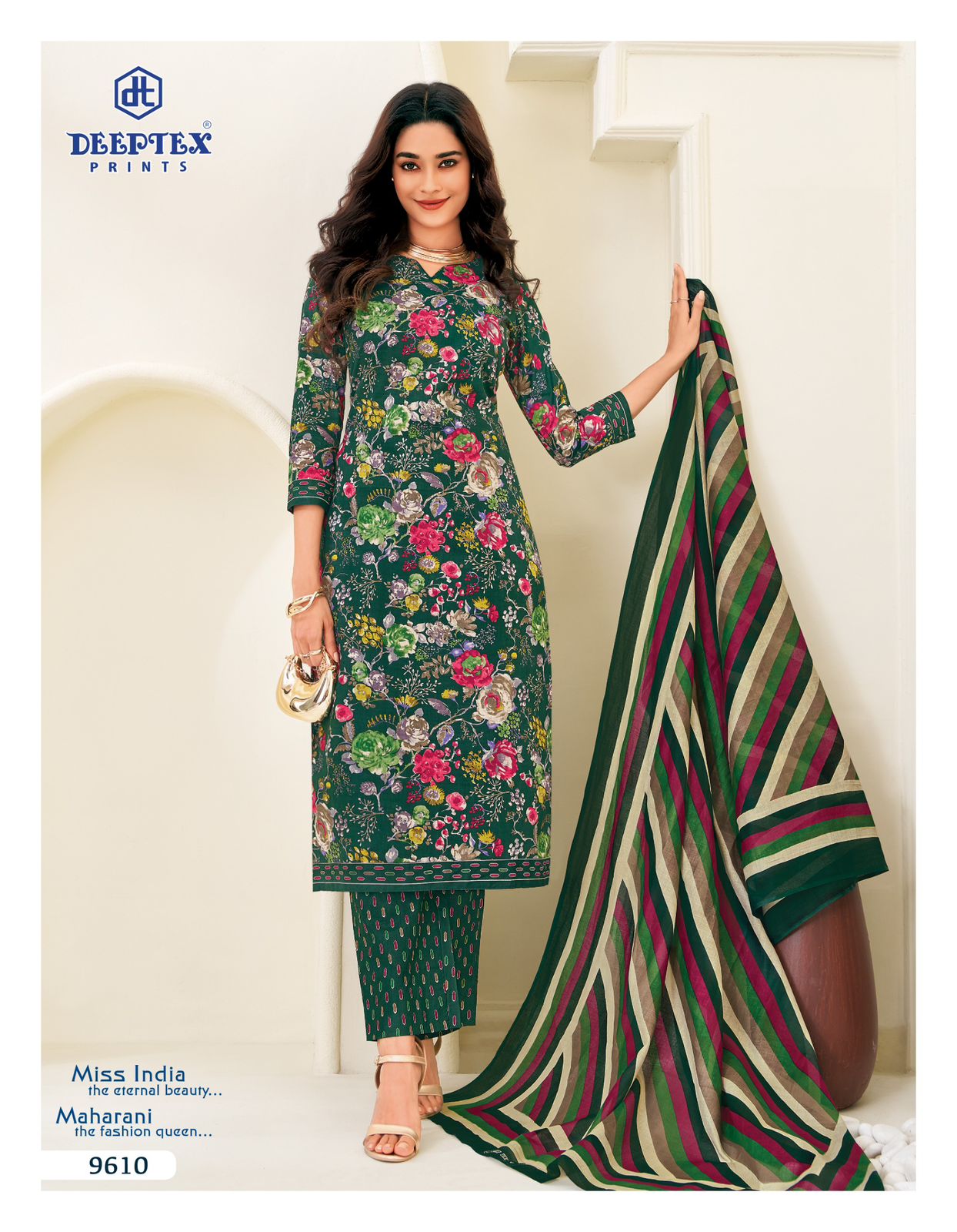 Miss India Vol 96 Deeptex Prints Cotton Dress Material Wholesaler India