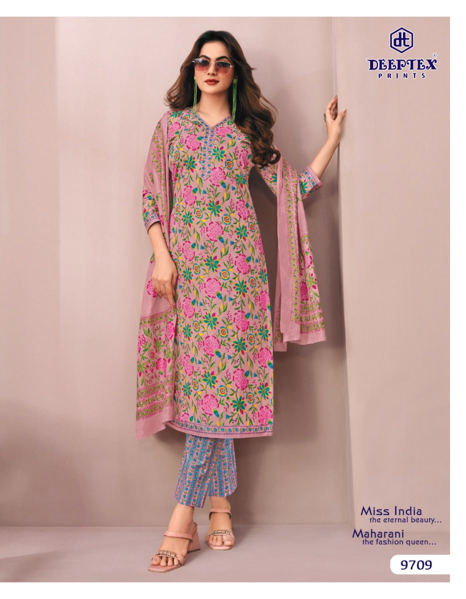 Miss India Vol 97 Deeptex Prints Cotton Dress Material Wholesale Price