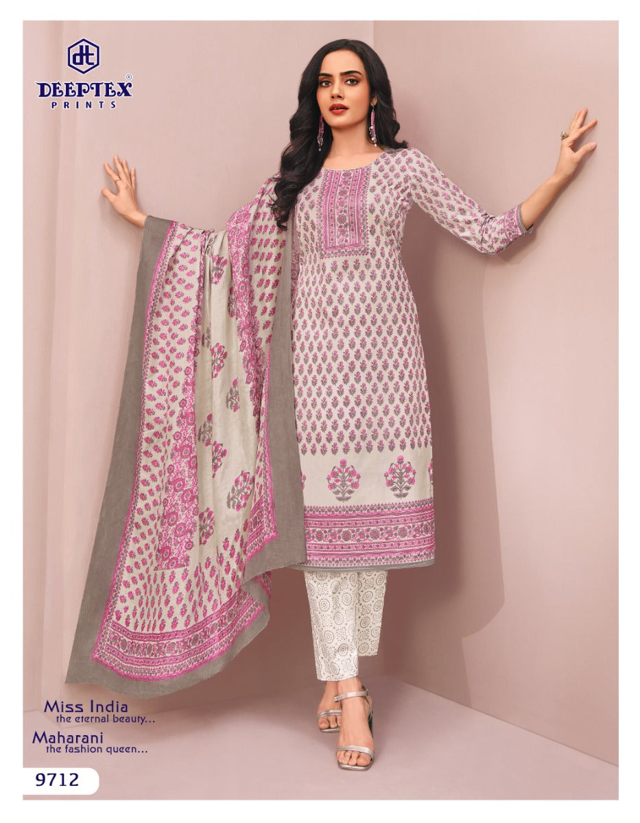 Miss India Vol 97 Deeptex Prints Cotton Dress Material Wholesale Price