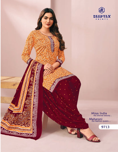 Miss India Vol 97 Deeptex Prints Cotton Dress Material Wholesale Price