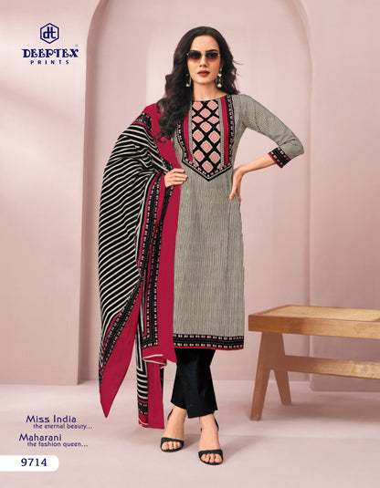 Miss India Vol 97 Deeptex Prints Cotton Dress Material Wholesale Price